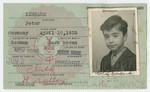United States Immigrant Identification Card issued to Peter Linhard

It states he was born in Germany though he was born in Vienna.