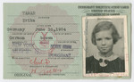 United States Immigrant Identification Card issued to Erika Tamar.