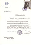 Unauthorized Salvadoran citizenship certificate issued to Livia Konta (b.