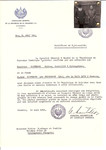 Unauthorized Salvadoran citizenship certificate issued to Tobias Kaufmann and his wife Leni (nee Friedmann) Kaufmann (b.