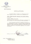Unauthorized Salvadoran citizenship certificate issued to Karoline (nee Quitt) Karpati (b.