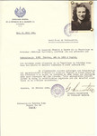 Unauthorized Salvadoran citizenship certificate issued to Therese Katz (b.
