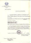 Unauthorized Salvadoran citizenship certificate issued to Ignacz Knaker (b.