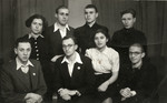 Group portrait of members of the Betar Zionist youth movement in Sofia.