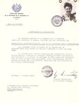 Unauthorized Salvadoran citizenship certificate issued to Paulette Dreyfus (b.