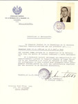 Unauthorized Salvadoran citizenship certificate issued to Rene Felix Lewy (b.