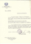 Unauthorized Salvadoran citizenship certificate issued to Gerda (nee Flatow) Chares (b.