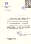 Unauthorized Salvadoran citizenship certificate issued to Michel Dreyfuss (b.