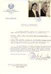 Unauthorized Salvadoran citizenship certificate issued to Albert Cerf (b.