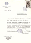 Unauthorized Salvadoran citizenship certificate issued to Paula (nee Wollrauch) Baron (b.