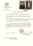 Unauthorized Salvadoran citizenship certificate issued to Michel Cremer (b.