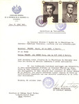 Unauthorized Salvadoran citizenship certificate issued to Henri Felber (b.