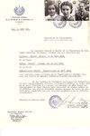 Unauthorized Salvadoran citizenship certificate issued to Albert Collin (b.