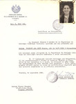 Unauthorized Salvadoran citizenship certificate issued to Denyse (nee Asch) Baumann (b.