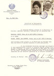 Unauthorized Salvadoran citizenship certificate issued to Leon Bloch (b.