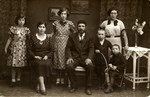 Studio portrait of the Welner family from Dabrowa Gornicza.