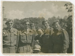 Group portrait of soldiers and officers of the Israeli Defence Forces.