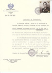 Unauthorized Salvadoran citizenship certificate issued to Elisabeth (nee Gerstl) Rosenheck (b.