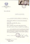 Unauthorized Salvadoran citizenship certificate issued to Maurice Stern (b.
