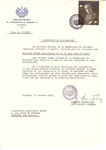 Unauthorized Salvadoran citizenship certificate issued to Alain-Raoul Mosse (b.