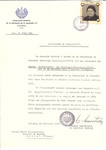 Unauthorized Salvadoran citizenship certificate issued to Ettie (nee Sittinger-Hirschkorn) Sonnenschein (b.