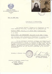 Unauthorized Salvadoran citizenship certificate issued to Leopold Stern (b.