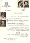 Unauthorized Salvadoran citizenship certificate issued to Moses Schreiber (b.