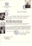 Unauthorized Salvadoran citizenship certificate issued to Sigismond Salomon (b.