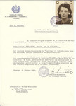 Unauthorized Salvadoran citizenship certificate issued to Berthe Schlachter (b.