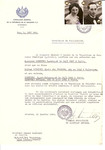 Unauthorized Salvadoran citizenship certificate issued to Samuel Lubetski (b.
