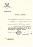 Unauthorized Salvadoran citizenship certificate issued to Salomon Mantel (b.