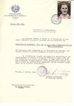Unauthorized Salvadoran citizenship certificate issued to Eva Schreiber (b.