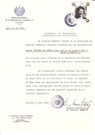 Unauthorized Salvadoran citizenship certificate issued to Irma (nee Meier) Strauss (b.