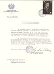 Unauthorized Salvadoran citizenship certificate issued to Menachem Teichthal (b.