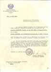 Unauthorized Salvadoran citizenship certificate issued to Eugene Minkowski (b.