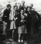 Group portrait of young people from a Zionist group in the Lublin ghetto.