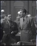 Close up photograph of Baldur von Schirach, a defendant in the International Military Tribunal in Nuremberg.
