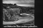 36th Nazi propaganda slide from Hitler Youth educational material titled "Border Land Upper Silesia."

und Stätten der Feier werden geschaffen.