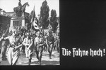 12th slide from a Hitler Youth slideshow about the aftermath of WWI, Versailles, how it was overcome and the rise of Nazism.
