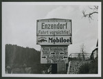 One photograph from an album of antisemitic signs in Germany.