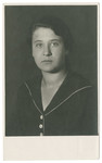 High school graduation portrait of Vilma Eisenstein.