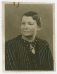 Studio portrait of Helena Fiszer, grandmother of the donor.