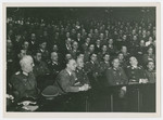 Alfred Rosenberg sits in the French National Assembly where he is giving a major address.