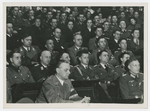 Alfred Rosenberg sits in the French National Assembly where he is giving a major address.