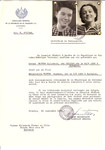 Unauthorized Salvadoran citizenship certificate issued to Elisabeth (nee Csillag) Winter (b.