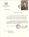 Unauthorized Salvadoran citizenship certificate issued to Joszef Spitzer (b.