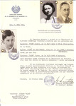 Unauthorized Salvadoran citizenship certificate issued to Albert Valko (b.