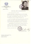 Unauthorized Salvadoran citizenship certificate issued to Stella Rosenzweig (b.