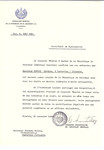 Unauthorized Salvadoran citizenship certificate issued to Abraham Riklis of Panevezys by George Mandel-Mantello, First Secretary of the Salvadoran Consulate in Switzerland.