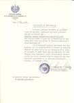 Unauthorized Salvadoran citizenship certificate issued to Akiwas Nachumowskys from Siauliai by George Mandel-Mantello, First Secretary of the Salvadoran Consulate in Switzerland.